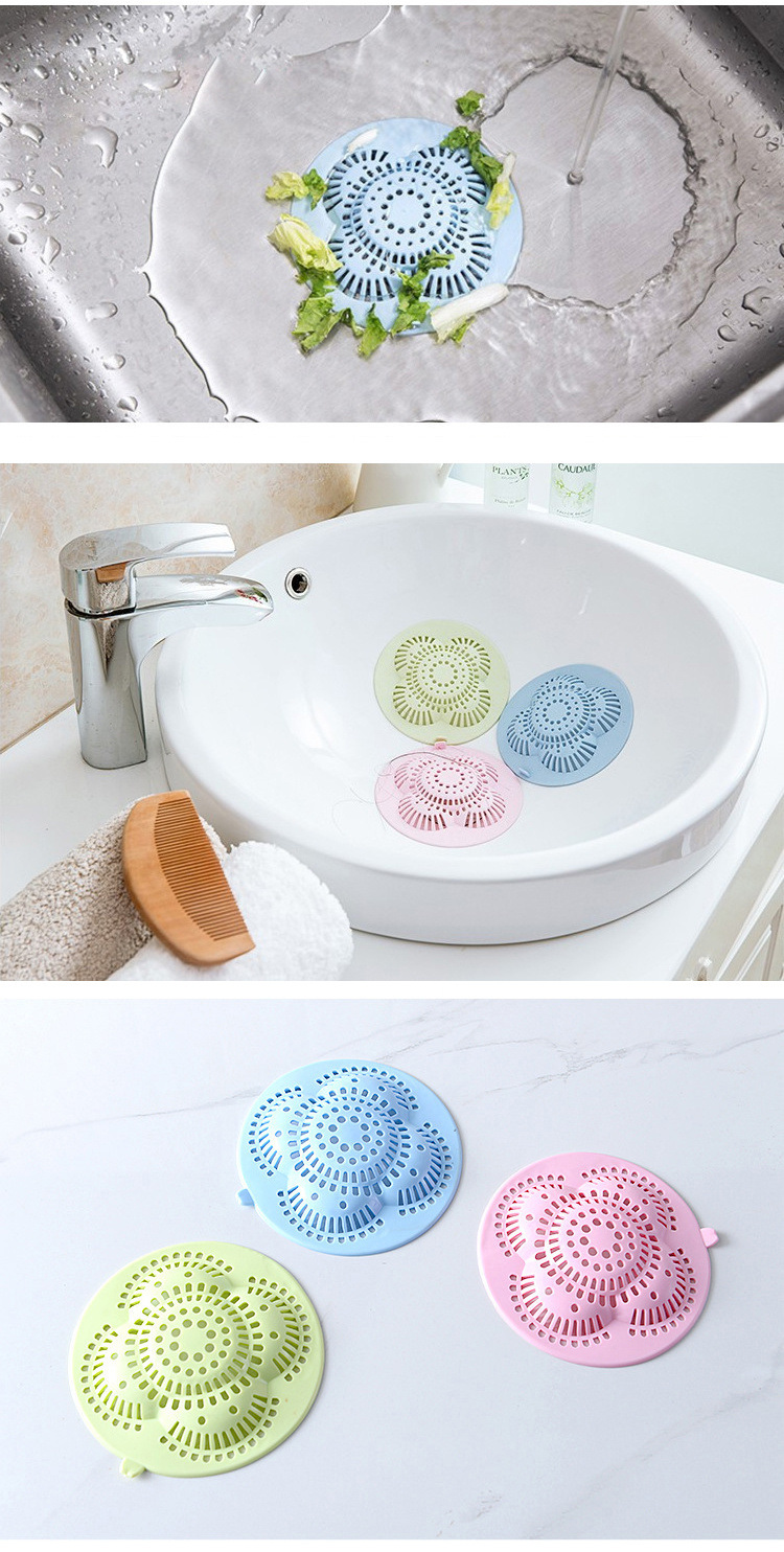 dropship 1pc Shower Drain Cover; Bathtub Hair Catcher Stopper; Drain Strainers For Kitchen Sink Bathroom Tub