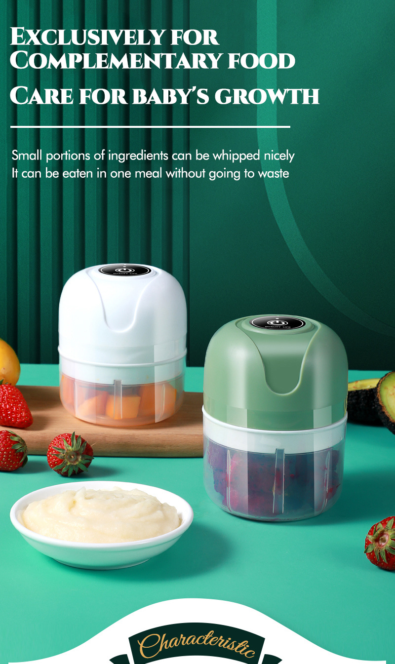 dropship 1pc Electric Garlic Pounder Garlic Meat Grinder Mini Garlic Cutter Household Kitchen Tool