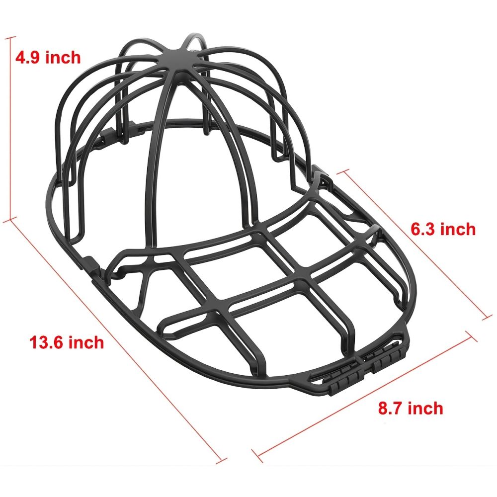 dropship Hat Washer For Washing Machine; 1pc Hat Washer; Anti-Deformation Protective Frame; Baseball Hat Cleaner Cap Washer; Washing Cap Protector