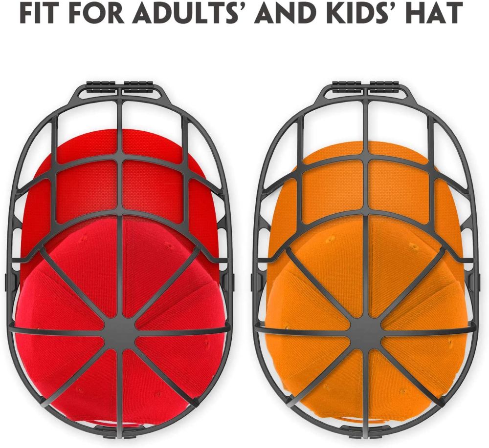 dropship Shaper Protector Multifunctional Baseball Cap Washer Fit for Adult/Kid's Hat Washer Frame/Washing Cage Double-deck Hat Cleaners