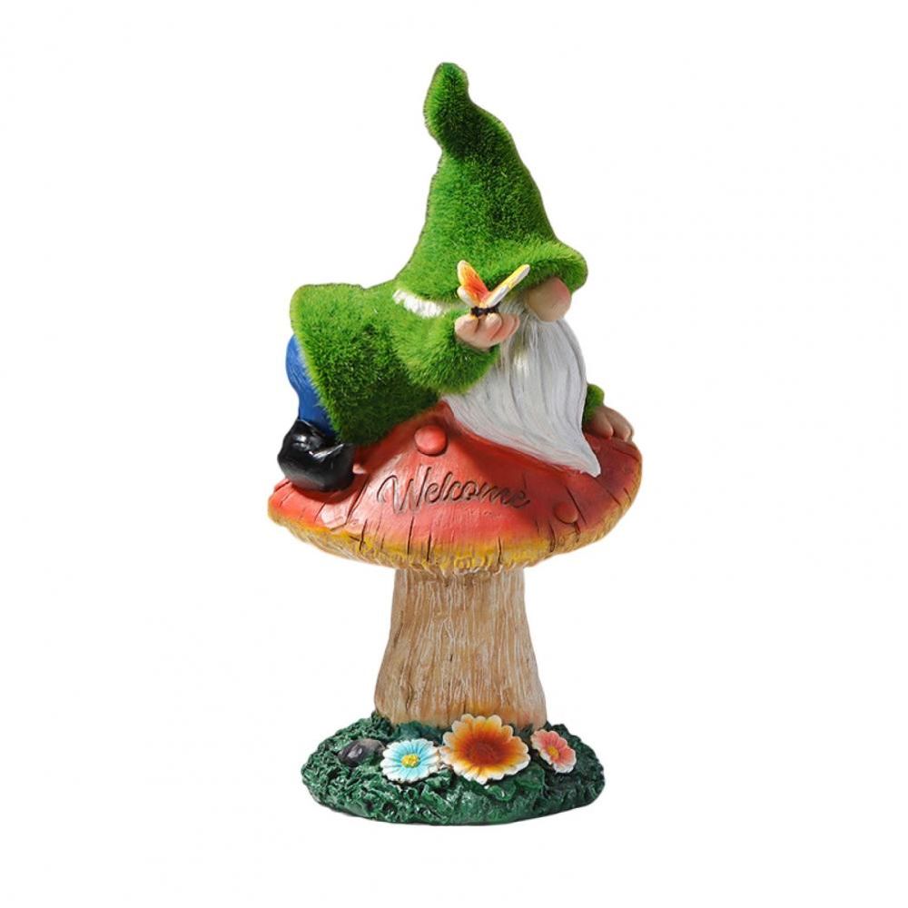 dropship Gnome Night Solar Light Flower Decor Dimming Built-in Photoreceptor System Automatic Garden Decoration Fairy Desk Solar Light