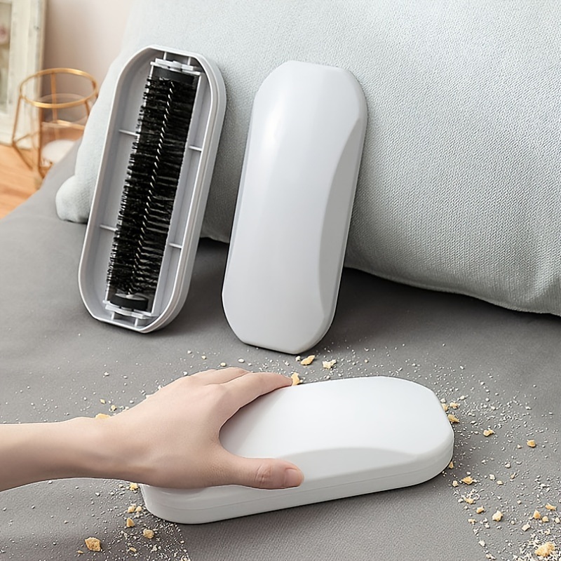 dropship 2pcs Dust Collector Duster Multi Purpose Plastic Cleaning Brush Nail Soft Bed De-Hairing Brush Static Without USB Or Battery