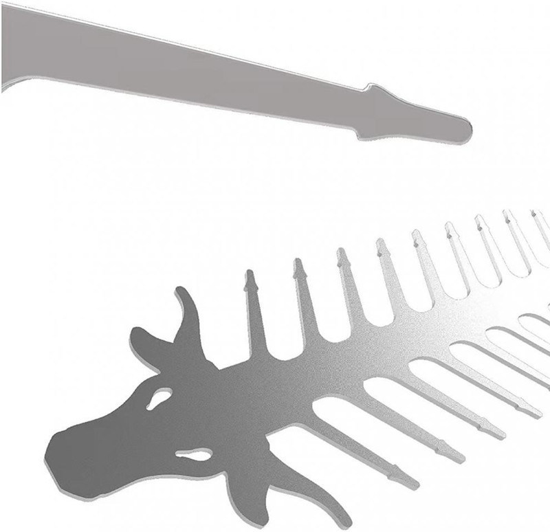 dropship Stainless steel barbecue skewer fish bone skewer skewer meat tool BBQ utensils BBQ grill grill mesh Proud Grill Slide