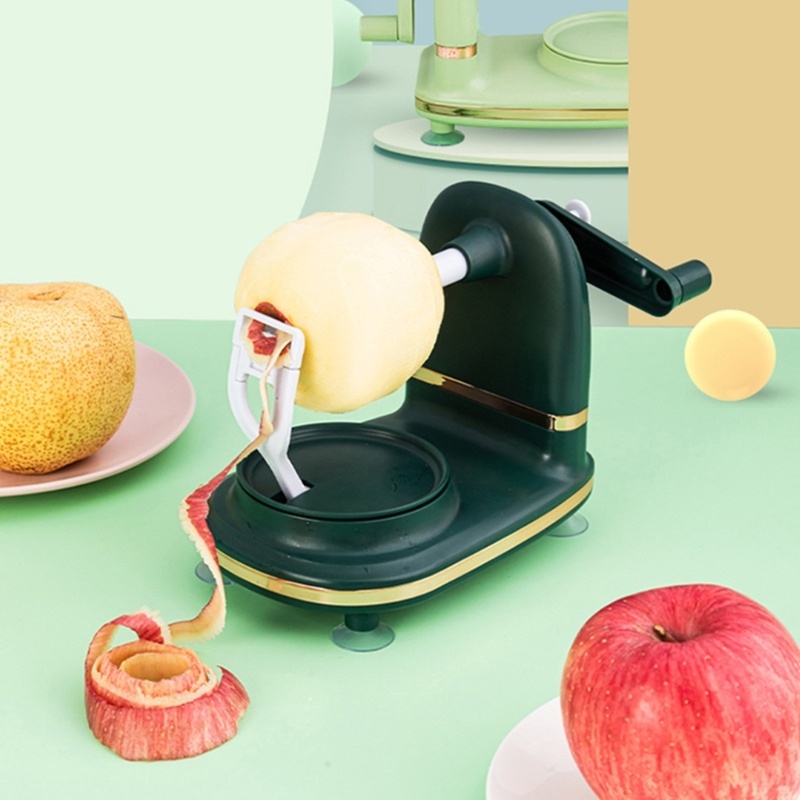 dropship Apples Machine Peeler Clipping Fruit Peeling Slicer Cutter Peeler Kitchen Tool Handcrank Fruit Peeler Automatic Rotation Peeling
