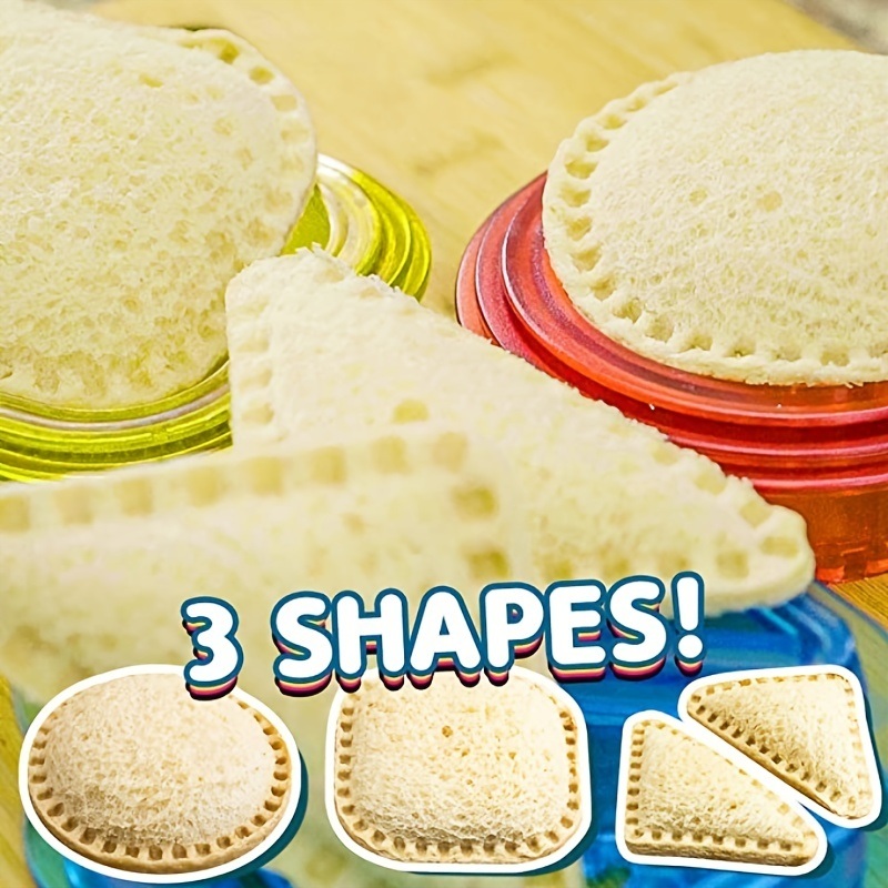 dropship 3pcs Sandwich Molds, Sandwich Cutter And Sealer, Sandwich Maker, DIY Breakfast Bread Mold