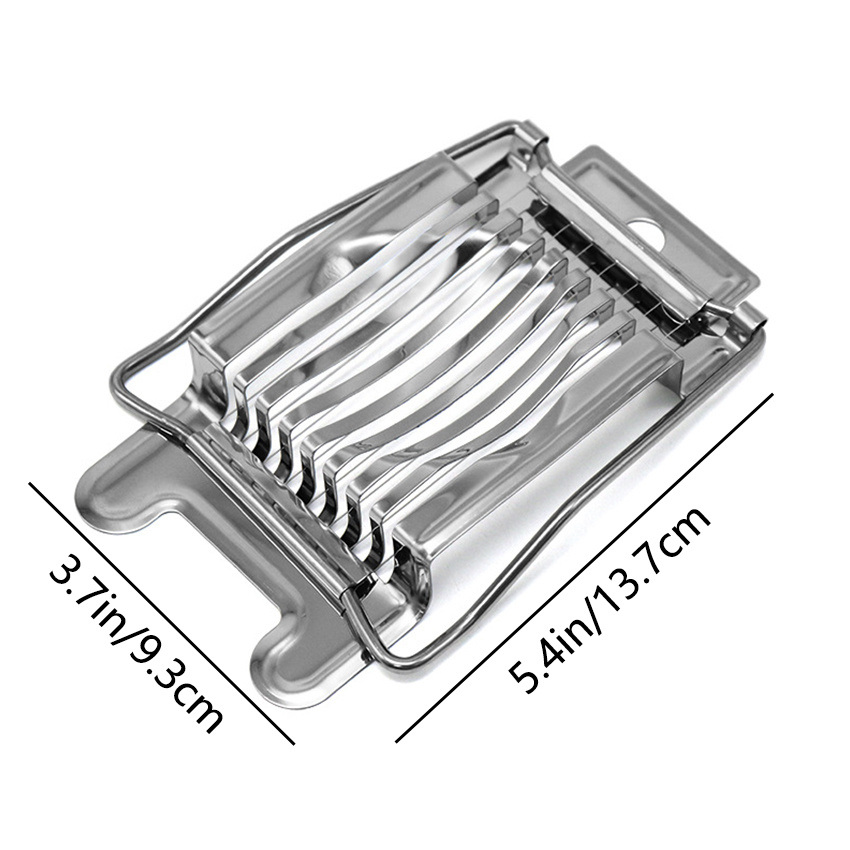dropship 1pc; Stainless Steel Kitchen Tools; Egg Slicer; Egg Cutter