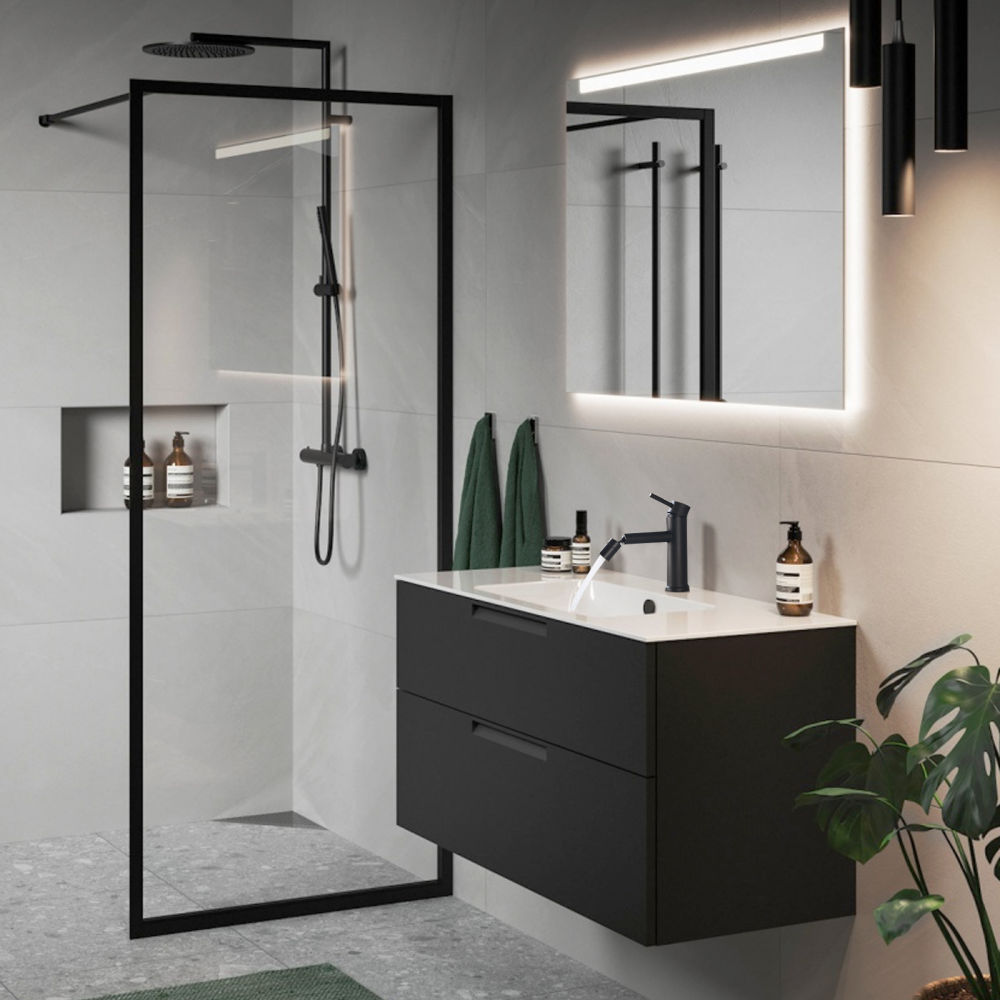 dropship CERYPSA Zaucet Matte Black Bathroom Faucet 2Mode 360°Rotating Aerator