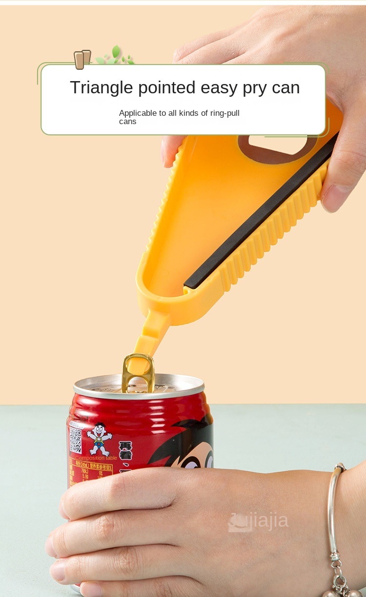 dropship Multifunctional Bottle Cap Opener Tin Opener Lid Opener Can Openers Bottle Cap Opener Beer Screwdriver Universal Bottle Opener