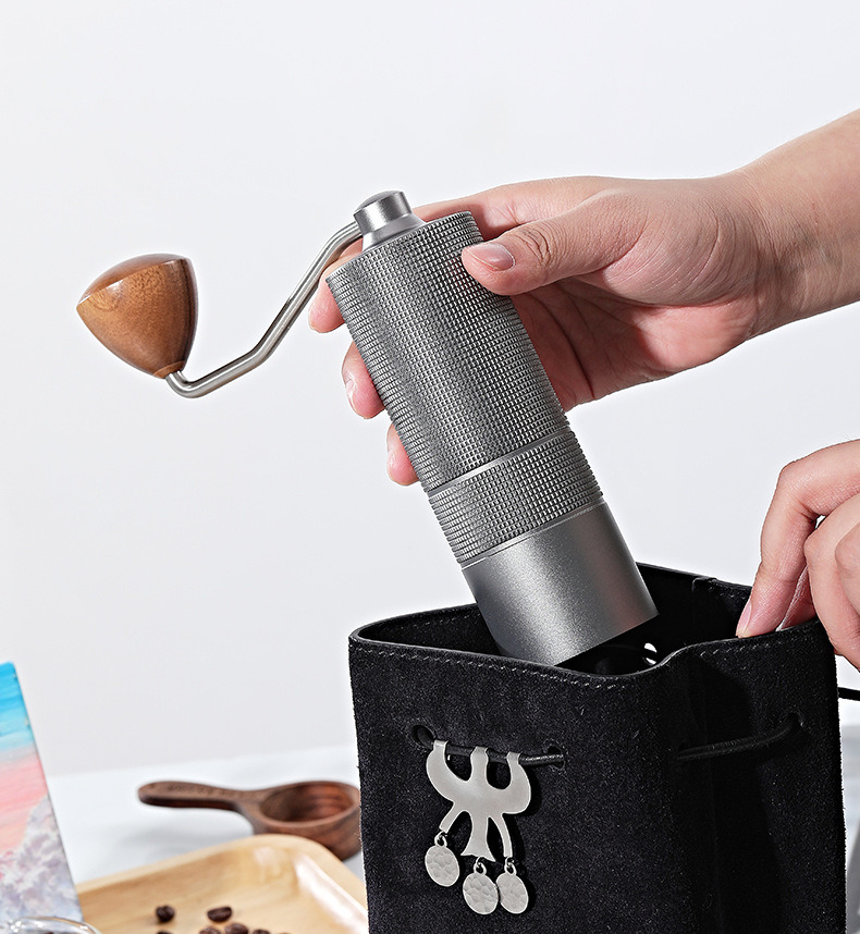 dropship Portable Manual Coffee Bean Grinder High Quality CNC Stainless Precision Steel Core Bean Crusher Kitchen Supplies
