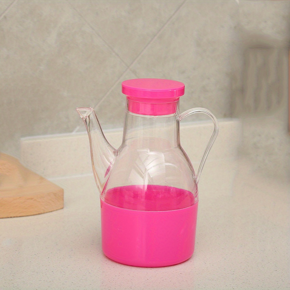 dropship 1pc Household Soy Sauce Vinegar Seasoning Bottle Anti-spill Oil Kitchen Supplies Plastic Seasoning Bottle Sesame Oil Sesame Oil Pot Bottle