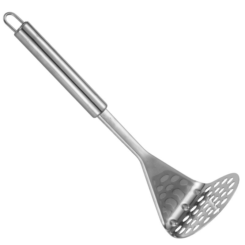 dropship Stainless Steel Manual Potato Press; Baby Food Masher; Wavy Potato Press; Kitchen Gadgets