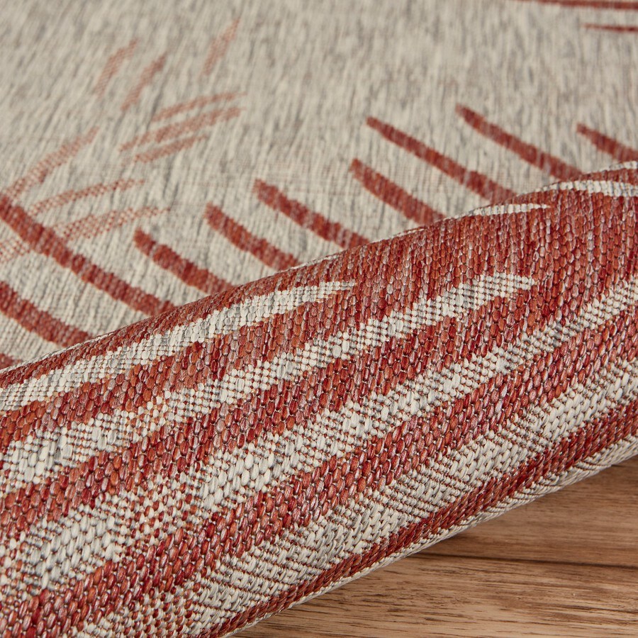 dropship Home Decor Indoor/Outdoor Accent Rug Touch Of Palm Accent Rug