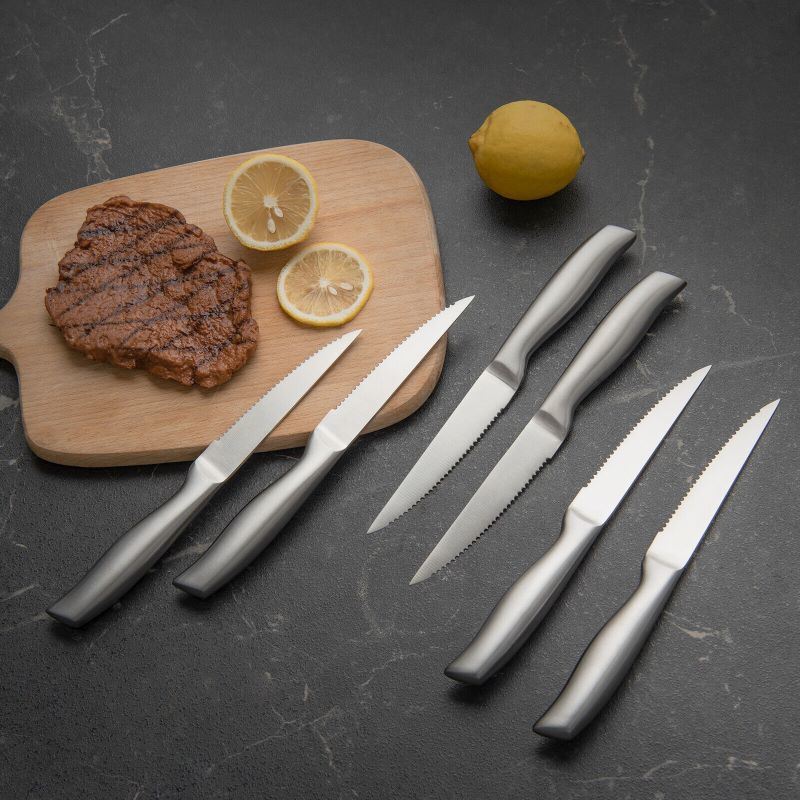 dropship Daily Necessities Kitchen Knife Set Stainless Steel Knife Block Set