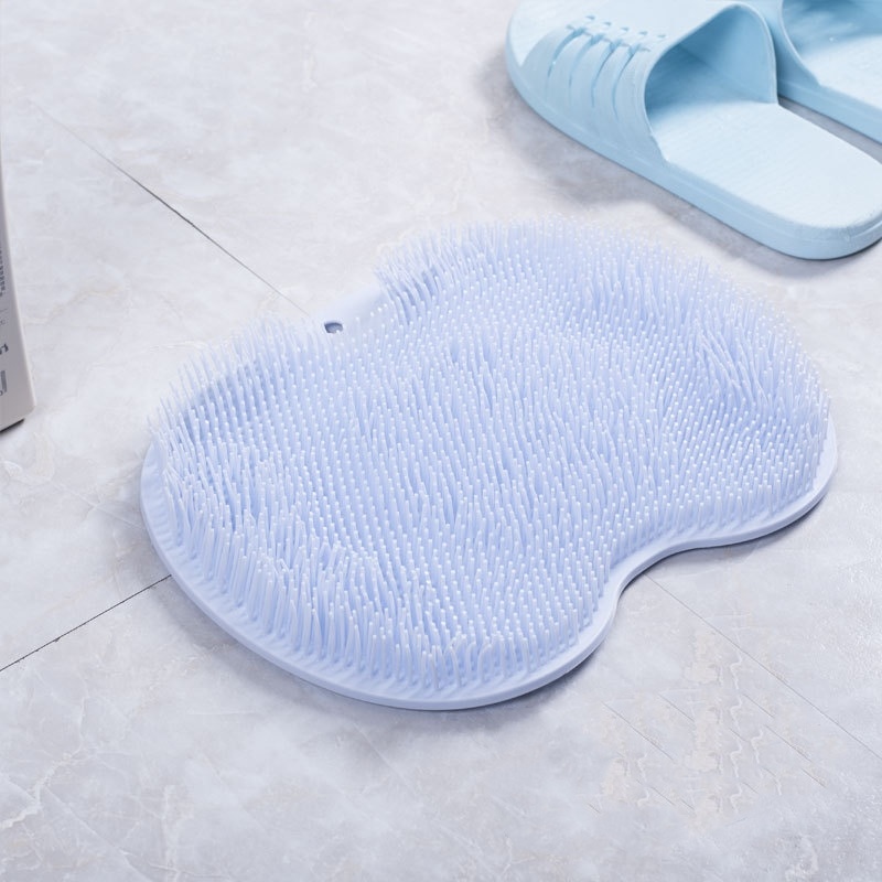 dropship Hands Free Back Scrubber For Shower; 1pc Multifunctional Lazy Man Rubbing Shoulder Strap Suction Cup Brush Back Bath Bathroom Rubbing Foot Massage Brush Foot Pad