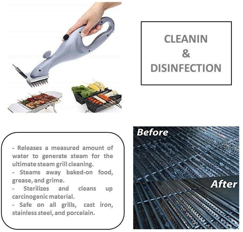 dropship KitchenTool Barbecue Grill Cleaning Brush Portable Barbecue Grill Steam Cleaning Tool Steam or Gas Accessories BBQ Tool Cleaner