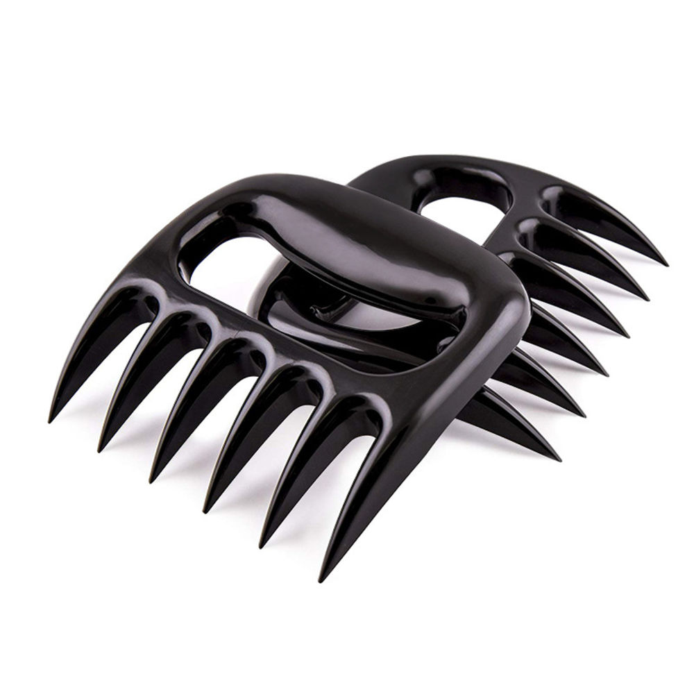 dropship Steel/Plastic Meat Shredder Claws BBQ Claws Pulled Meat Handler Fork Paws for Shredding All Meats Accessories Kitchen Tools Paws