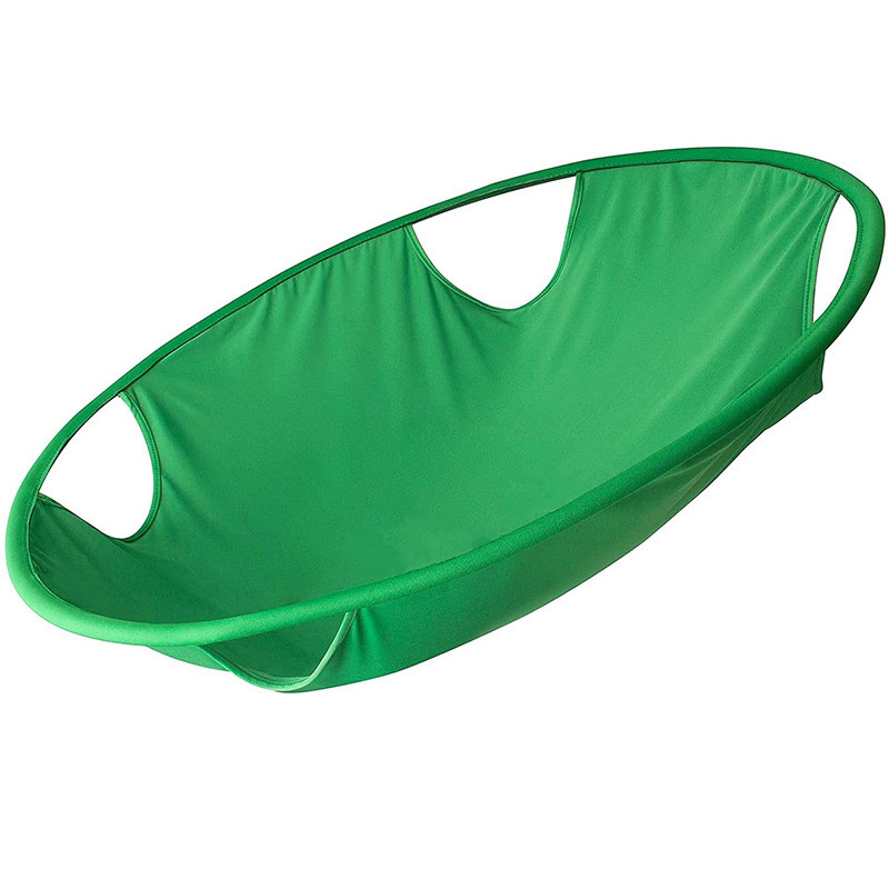 dropship 1pc 21in/26in Laundry Hamper Basket Foldable Hamper Oval Tub Green Cloth Storage Baskets Home Dryer Helper Clothes Carrier Organizer