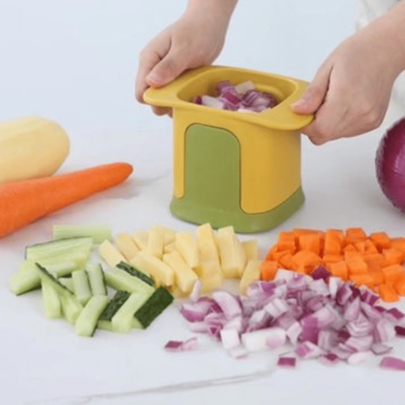 dropship 1pc Diced Onion; French Fries; Carrot And Ham; Cucumber And Potato Cutter; 5.91''×3.94''×3.35''