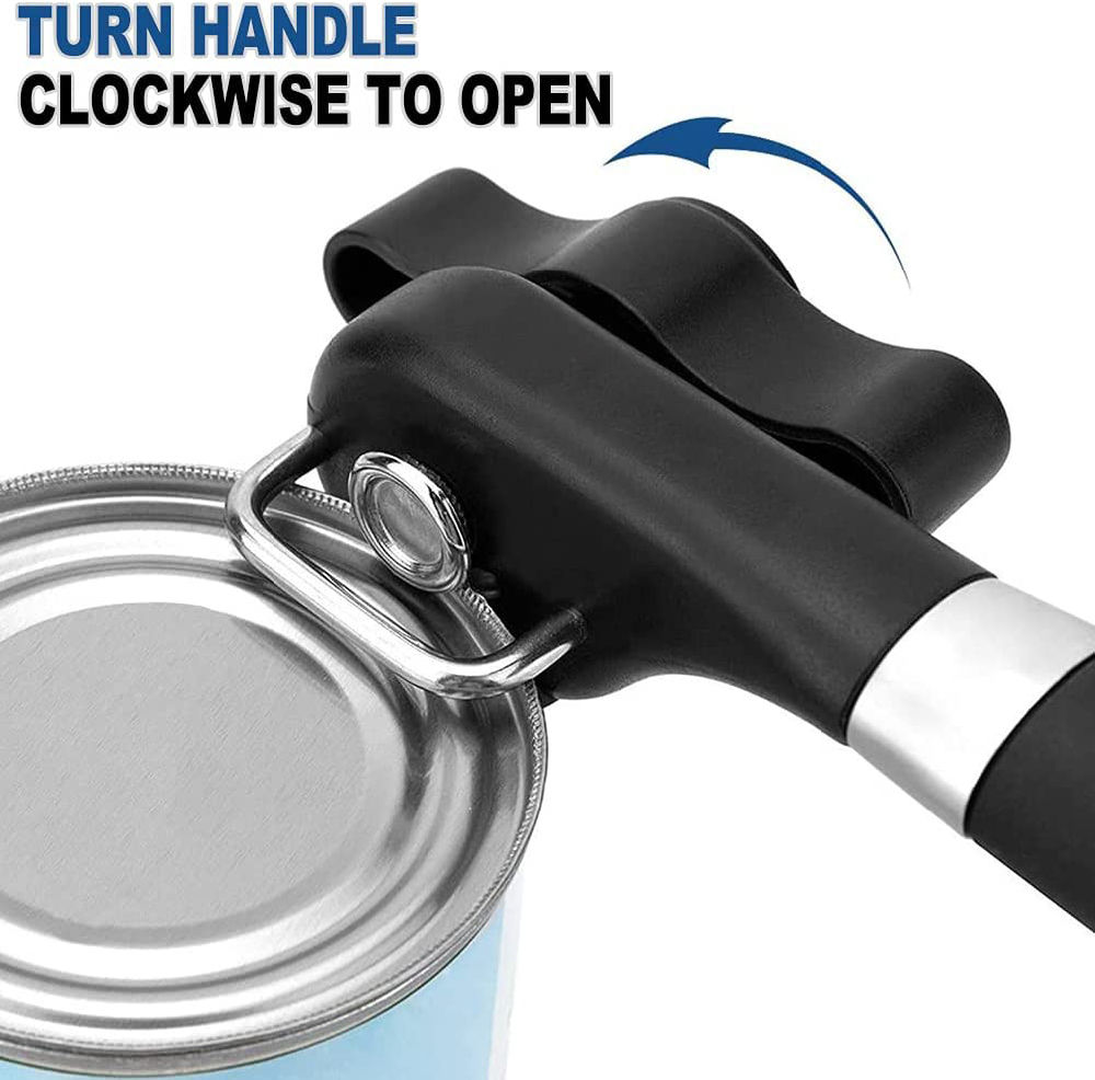 dropship Safe Cut Can Opener; Smooth Edge Can Opener handheld; Food Grade Stainless Steel Cutting Can Opener for Kitchen &amp; Restaurant