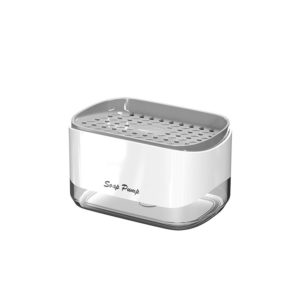 dropship 2-in-1 Kitchen Soap Dispenser With Sponge Holder