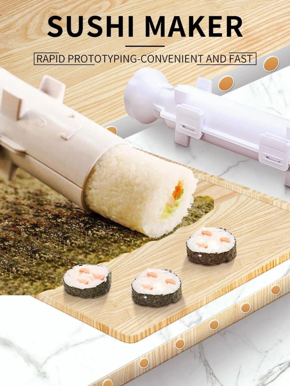 dropship 1pc Sushi Maker Sushi Mold Tool Sushi Driver Sushi Tool Sushi Model Baking Supplies