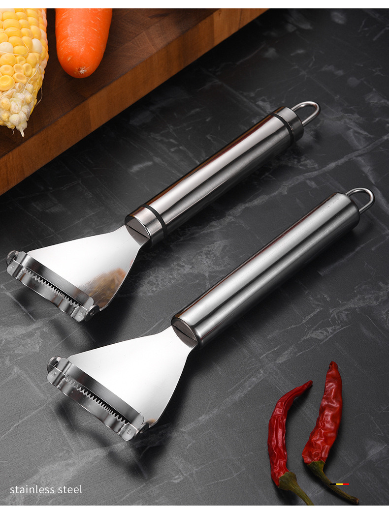 dropship Stainless Steel Corn Stripper Corns Threshing Device Easy Peeling Corn Kerneler Peeler Fruit &amp; Vegetable Tools/Corns Strippe