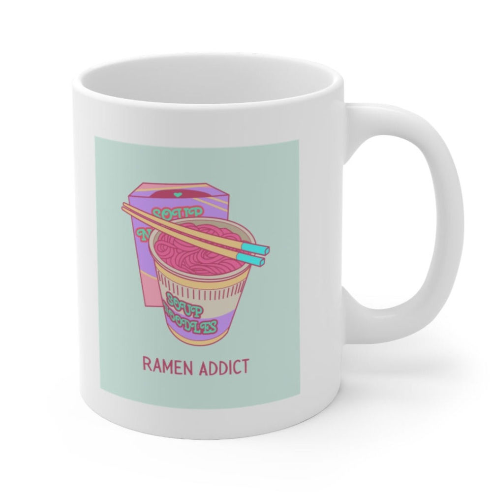 dropship Ramen Addict Novelty Mug