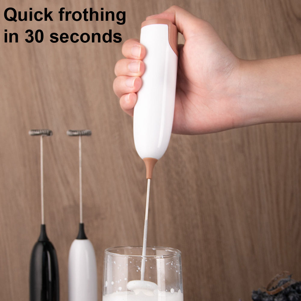 dropship Electric Milk Frother Kitchen Drink Foamer Whisk Mixer Stirrer Coffee Cappuccino Creamer Whisk Frothy Blend Whisker Egg Beater