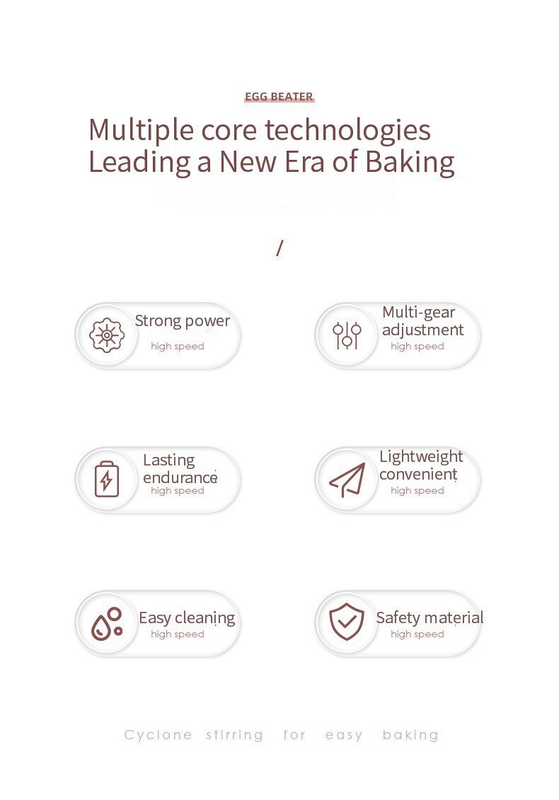 dropship Electric Milk Frother Handheld Egg Beater Coffee Milk Drink Egg Mixer Foamer Foamer Household Kitchen Cooking Tool