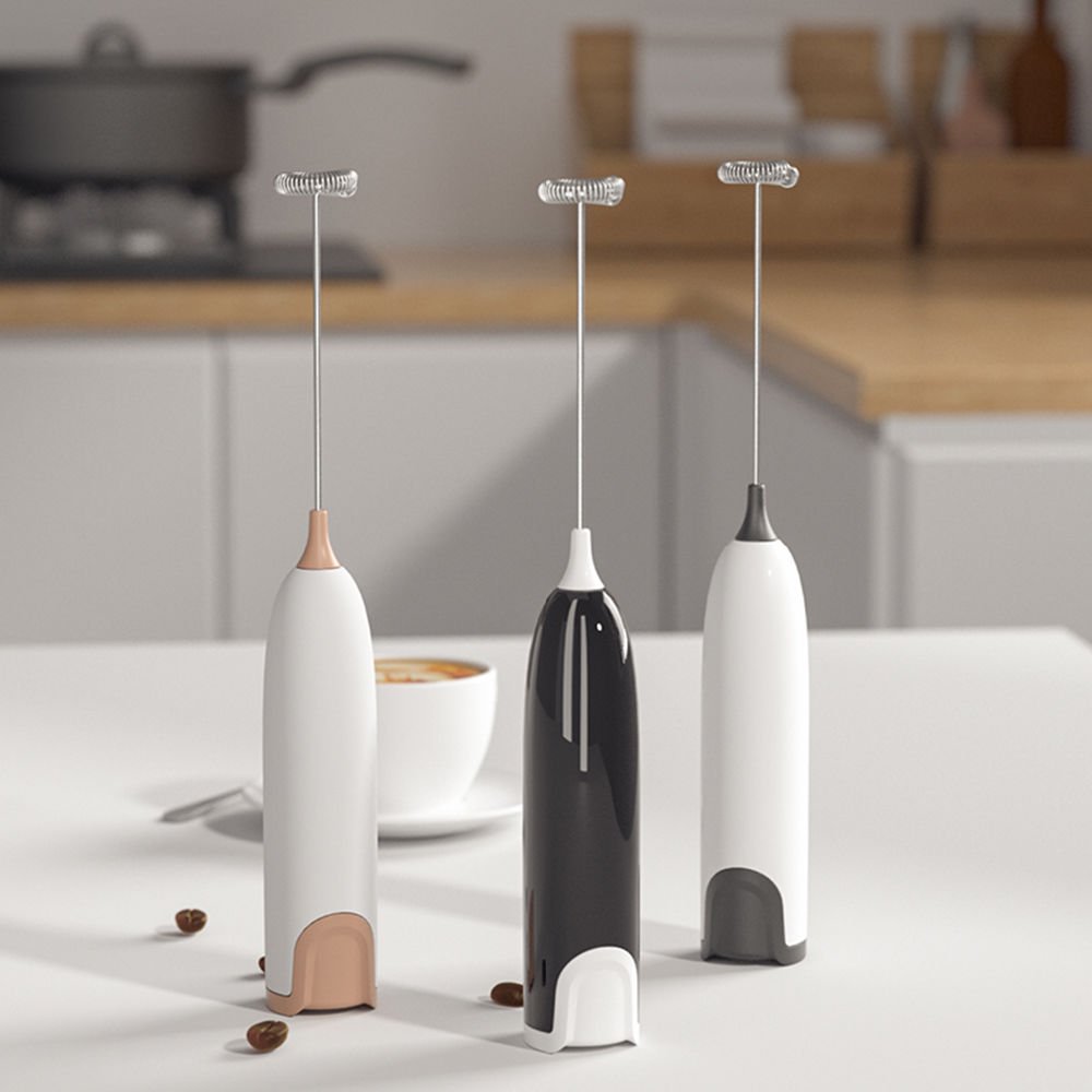 dropship Electric Milk Frother Kitchen Drink Foamer Whisk Mixer Stirrer Coffee Cappuccino Creamer Whisk Frothy Blend Whisker Egg Beater