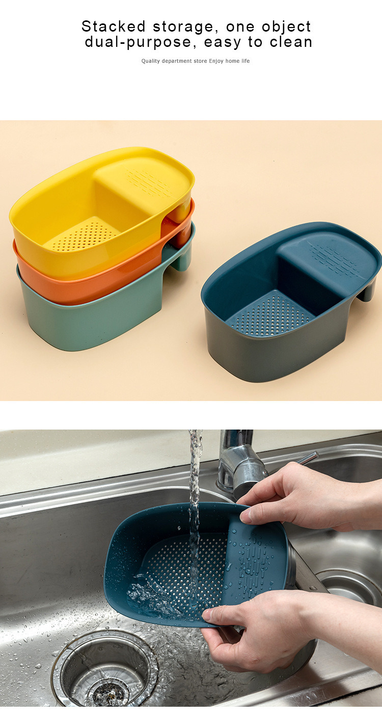 dropship Sink Kitchen Waste Garbage Basket Kitchen Supplies Storage Rack Household Complete Sink Drain Hanging Basket Storage Rack