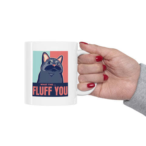 dropship Funny Cat Fluff Mug