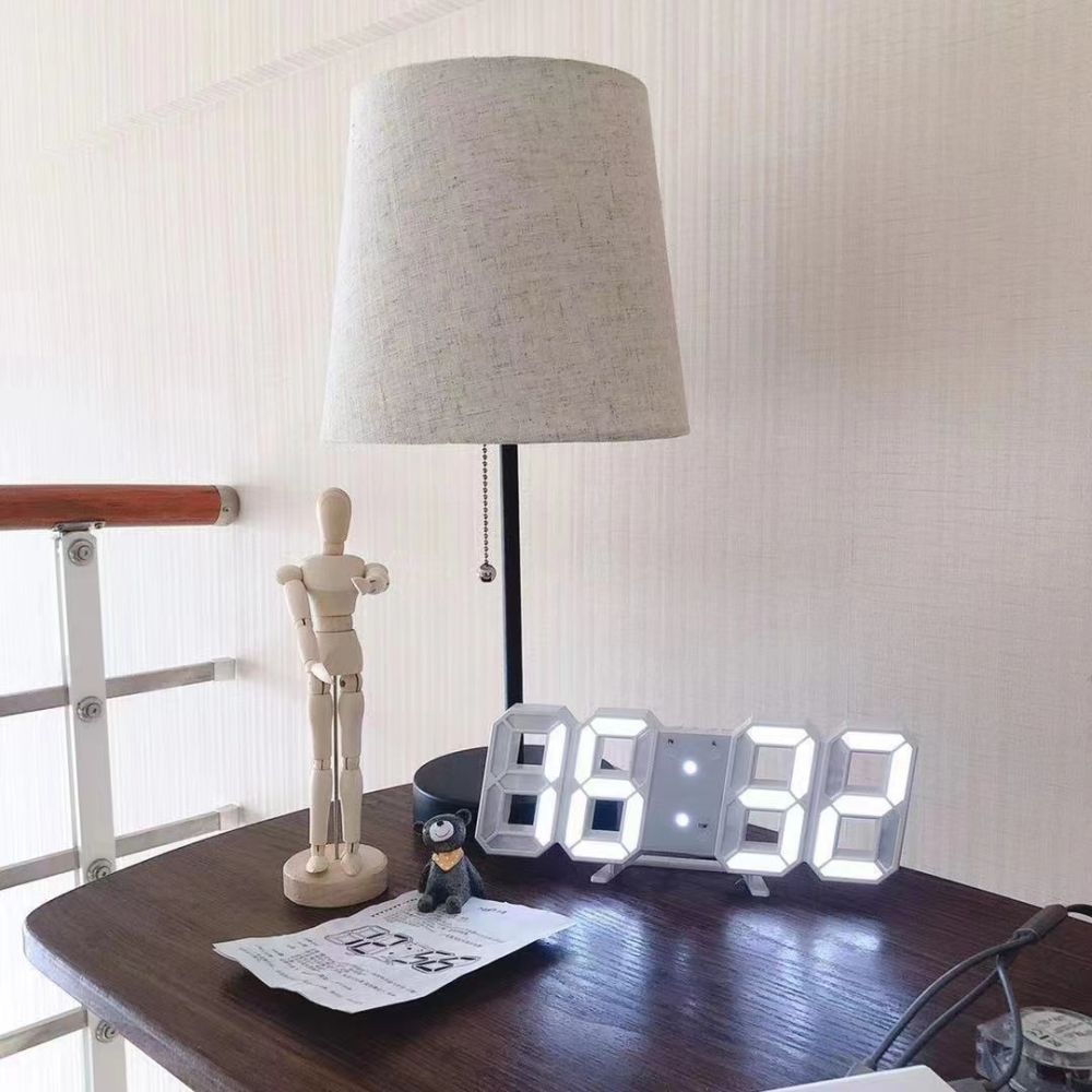 dropship 1pc 3D LED Digital Clock; Bedroom LED Clock For Home Decor