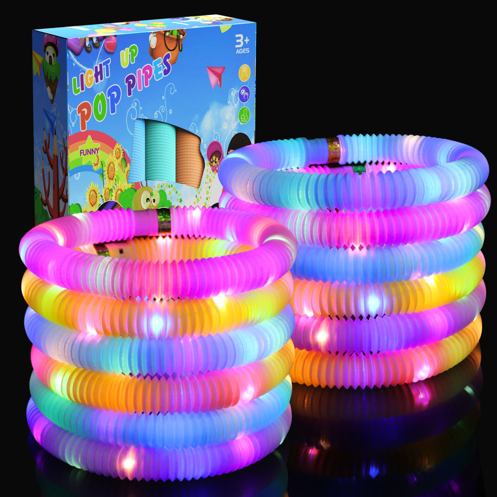dropship LED Glow In The Dark LED Light Party Pop Tubes For Christmas Holiday Party