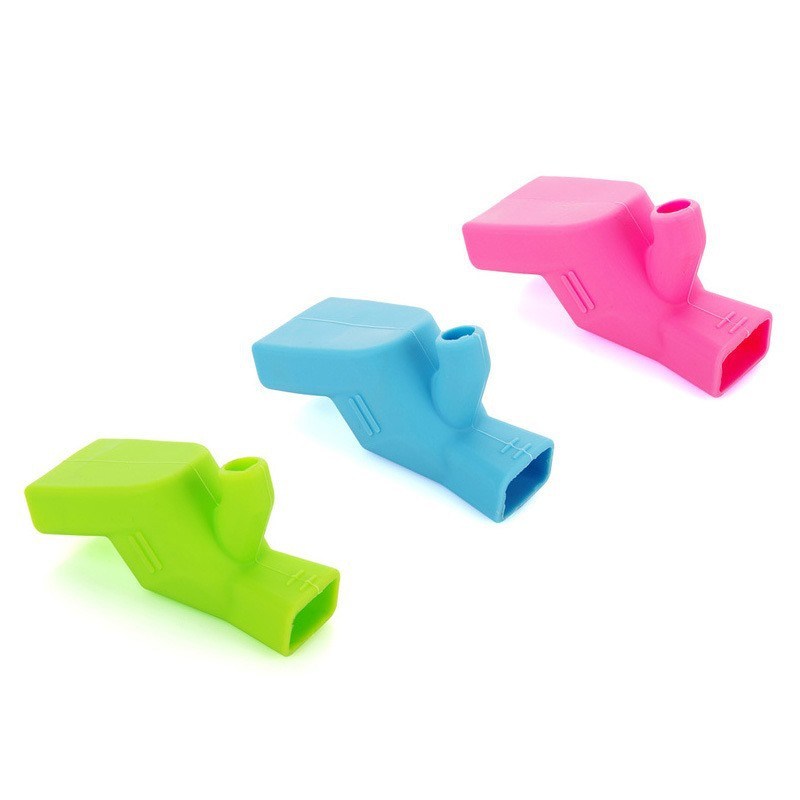 dropship 1pc Bathroom Sink Nozzle Faucet Extender Rubber Elastic Water Tap Extension Kitchen Faucet Accessories For Children Kid Hand Washing