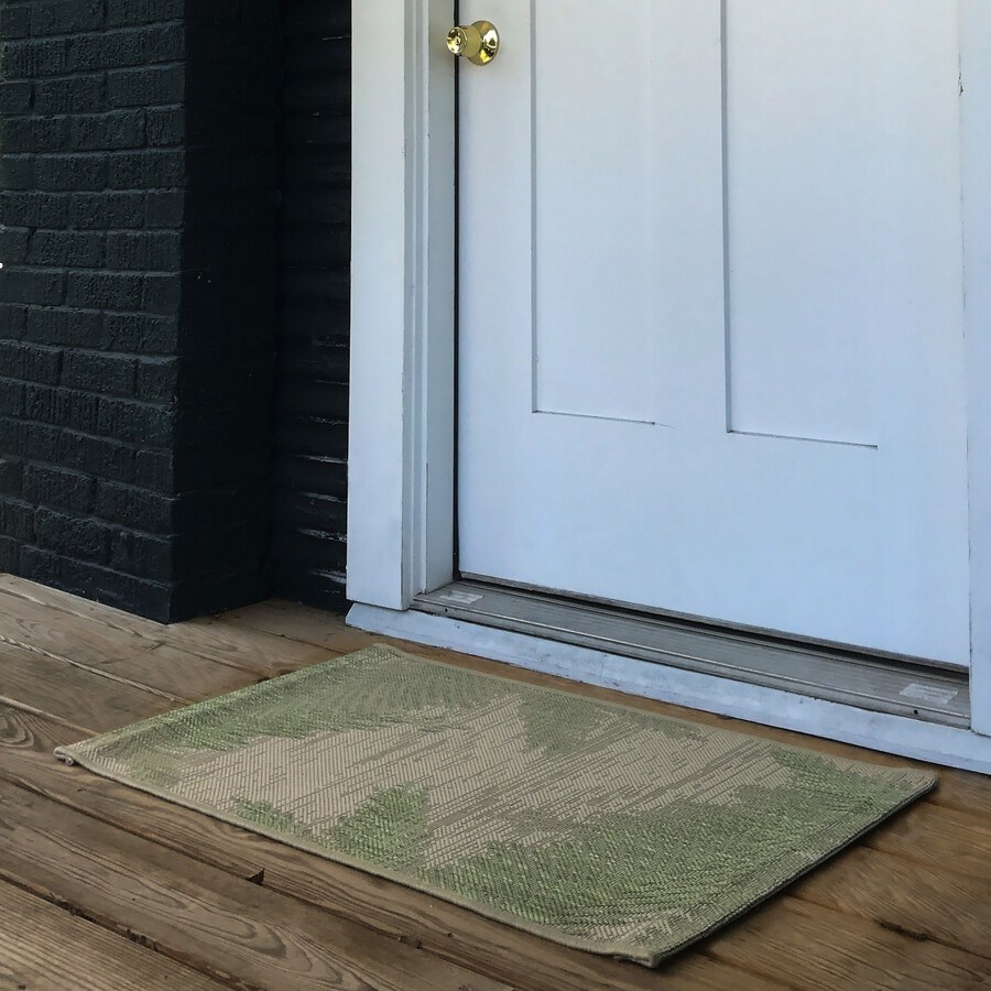 dropship Home Decor Indoor/Outdoor Accent Rug Touch Of Palm Accent Rug
