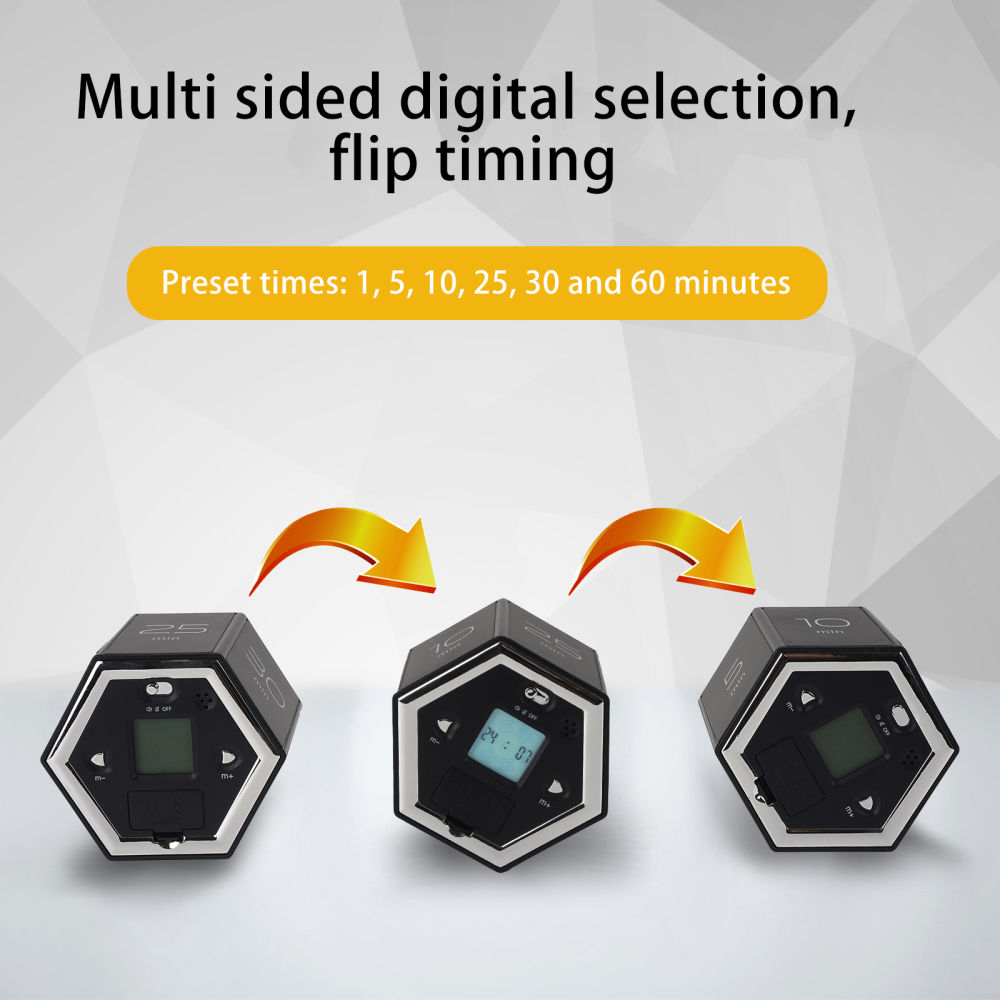dropship Learning Self-discipline Time Reminder Fitness Exercise Timing Gadegts 15 Seconds Long Prompt Timer for Home Cooking Supply