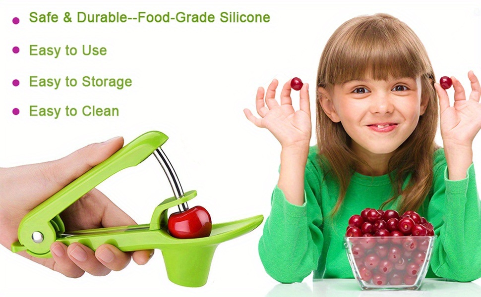 dropship 1pc Cherry Pitter Tool; Olive Pitter Tool; Cherry Pitter Remover Corer Tool Suitable For Make Fresh Cherry Dishes; Cherries Pie; Cocktail; Kitchen Accessories