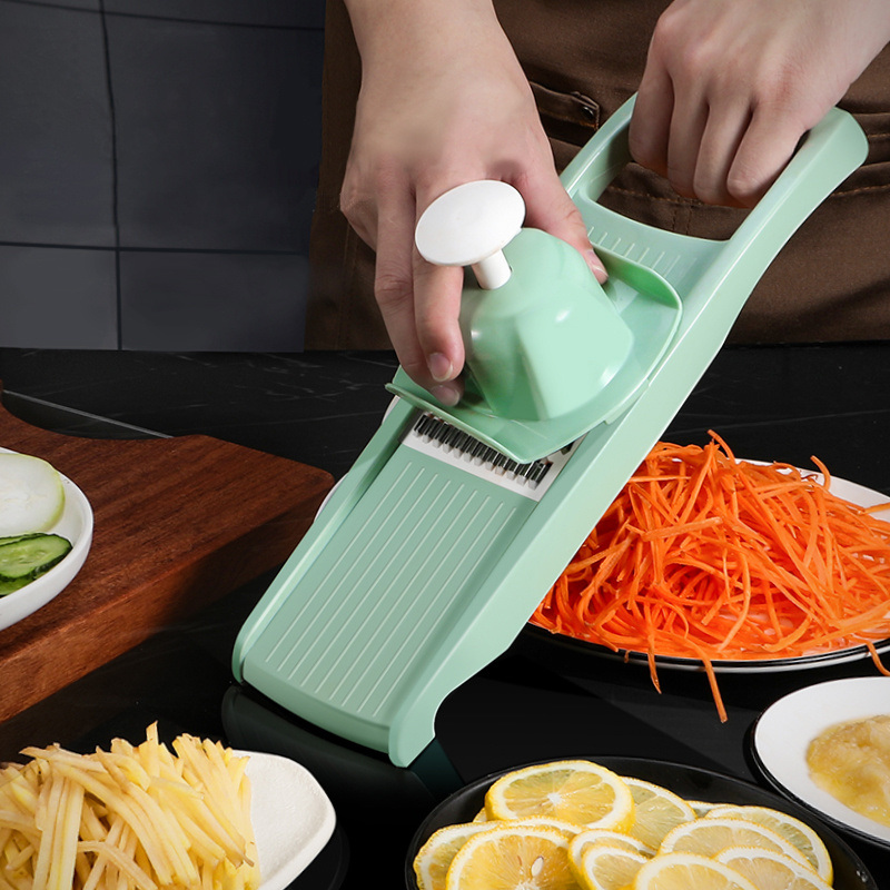 dropship 1 Set Kitchen Vegetable Cutting Artifact; Multifunctional Kitchen Grater; Stainless Steel Potato Slicer Shredder