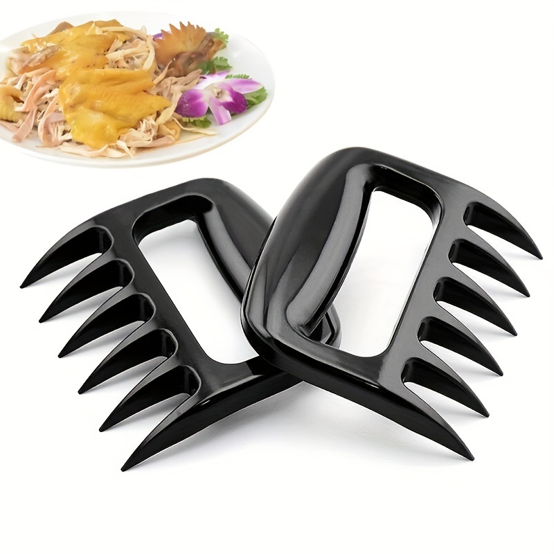 dropship 1pc Plastic Bear Claw Meat Splitter Deli Cutter Creative Meat Ripper Bear Paw Bear Claw Fork Bbq Barbecue Tools; Kitchen Accessories