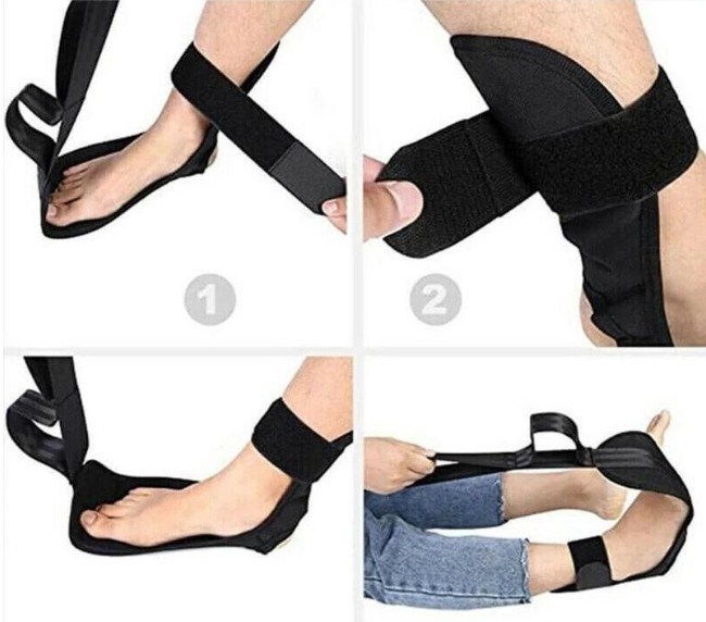 dropship Adjustable Yoga Stretching Band For Leg And Foot, Home Fitness Workout Accessories