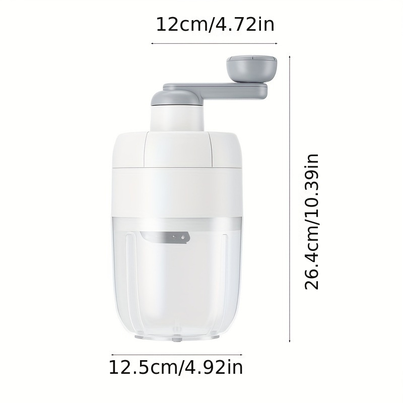 dropship 1pc Manual Ice Planer Household Smoothie Maker Small Manual Ice Breaker; Multifunctional Kitchen Cooking Tool