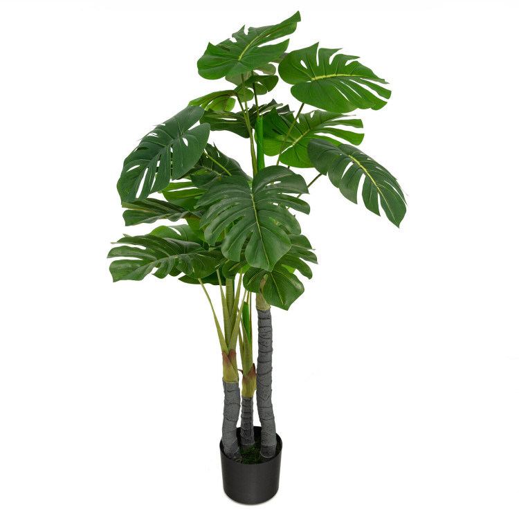 dropship Indoor Outdoor Decorative Accessories Artificial Areca Palm Decorative Silk Tree