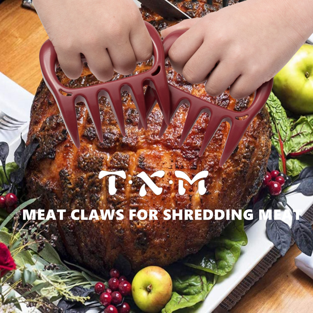 dropship TXM Meat Claws for Shredding Barbecue Claws for Pulled Pork Grill Smoker Meat Paw Claw BBQ Claws Shredding Smoker Cooking Tool