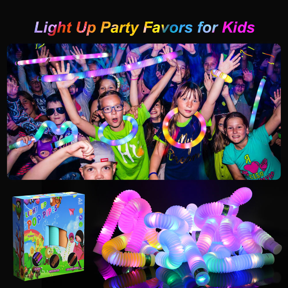 dropship LED Glow In The Dark LED Light Party Pop Tubes For Christmas Holiday Party