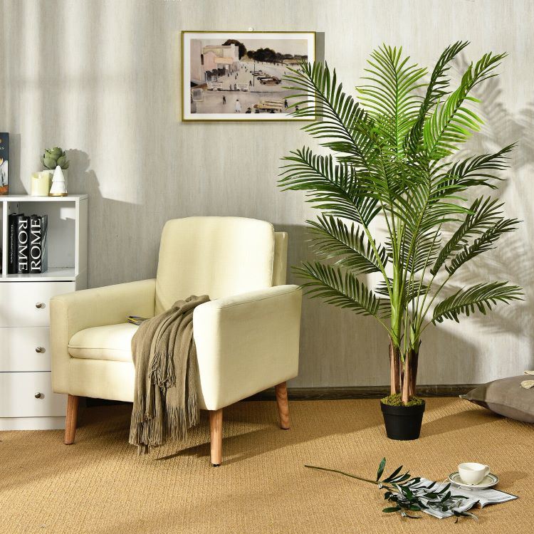 dropship Indoor Outdoor Decorative Accessories Artificial Areca Palm Decorative Silk Tree