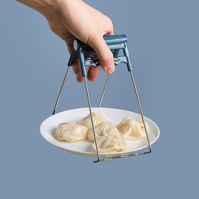 dropship 2pcs Anti-scalding Clip; Plate Grab Bowl Clip; Household Kitchen Steaming Clip; Non-slip Plate Tongs