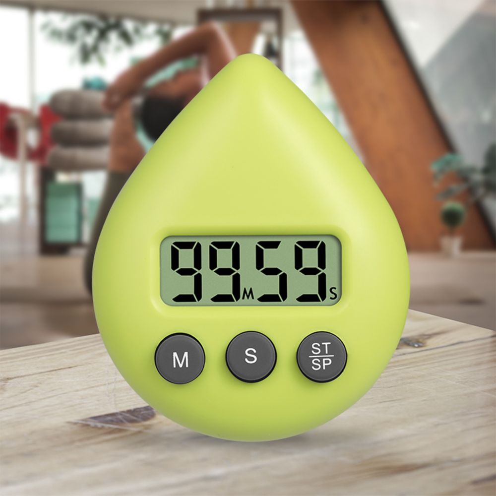 dropship LED Counter Display Alarm Clock Manual Electronic Countdown Sports Sucker Digital Timer Kitchen Cooking Shower Study Stopwatch