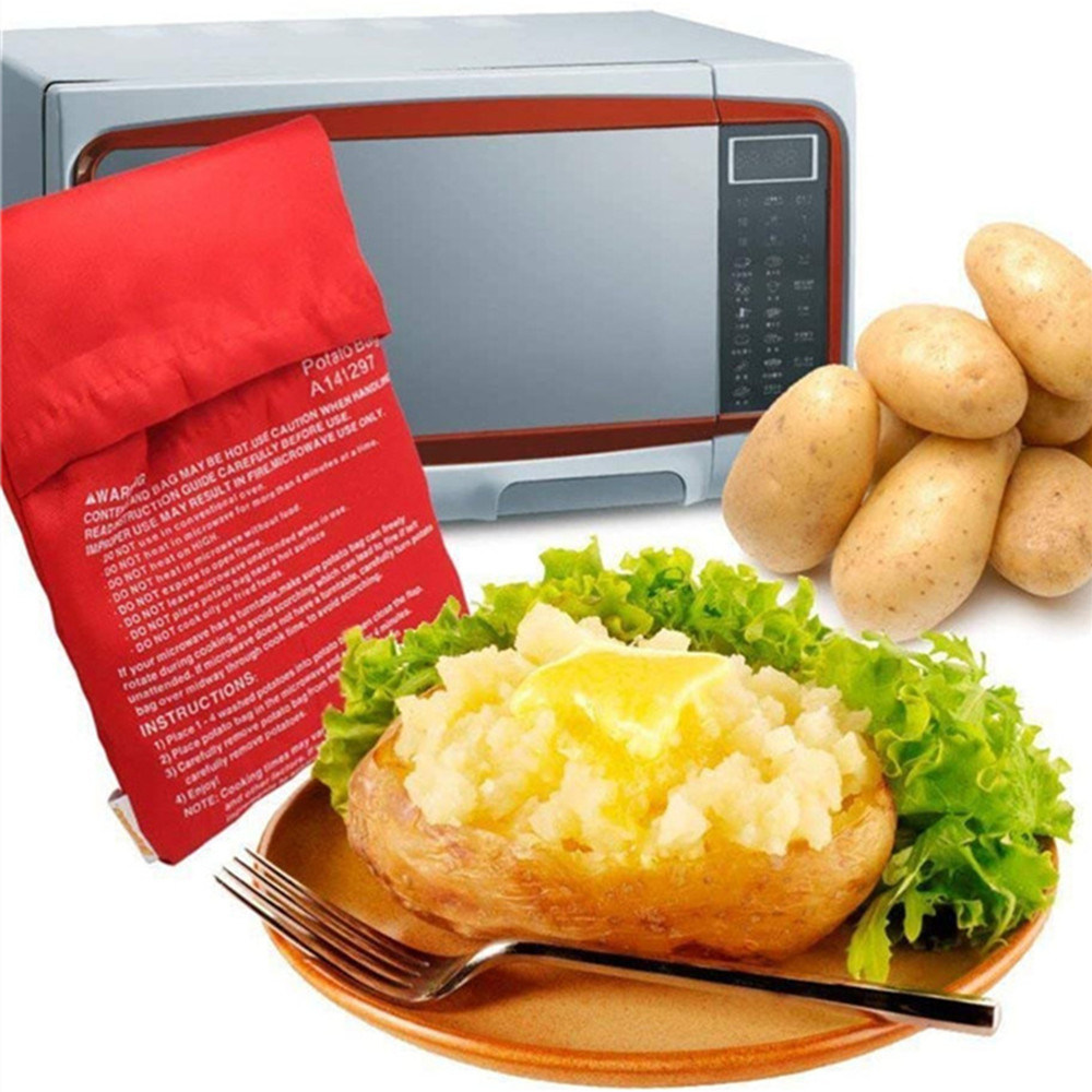 dropship Microwave Roasted Large Potato Pack; Sweet Potato Corn Heating Tool Bag