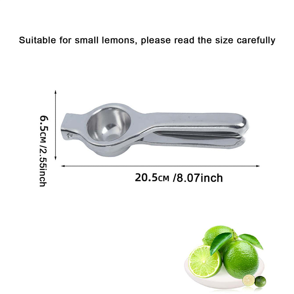 dropship 1pc Stainless Steel Lemon Squeezer Press; Hand Juicer Kitchen Tool